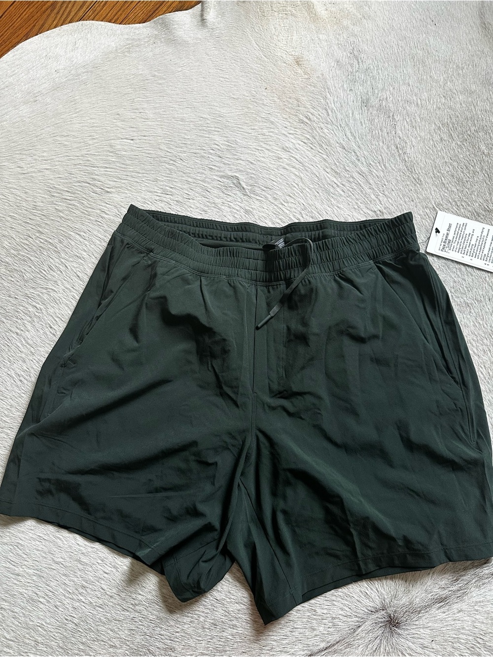 lululemon Men's Dark Green pace breaker Shorts